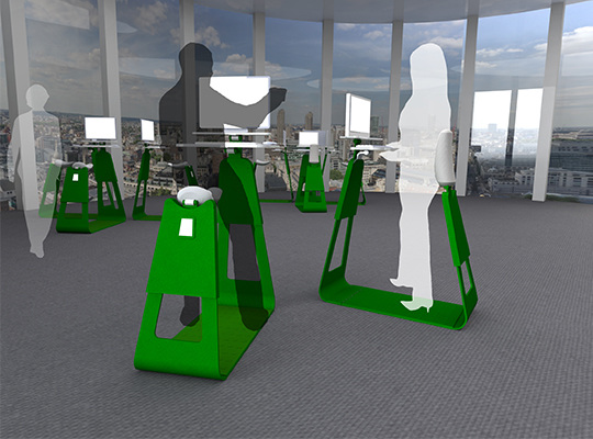 stand up office furniture niina nissinen product designer